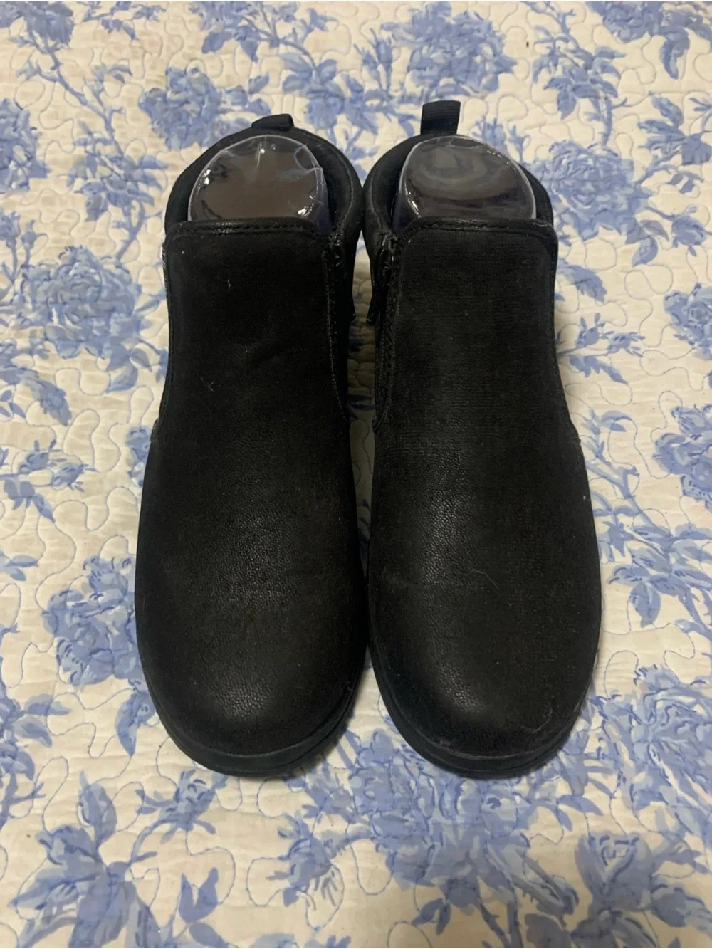 Cloudsteppers by Clarks Black Women's Zip Ankle Booties